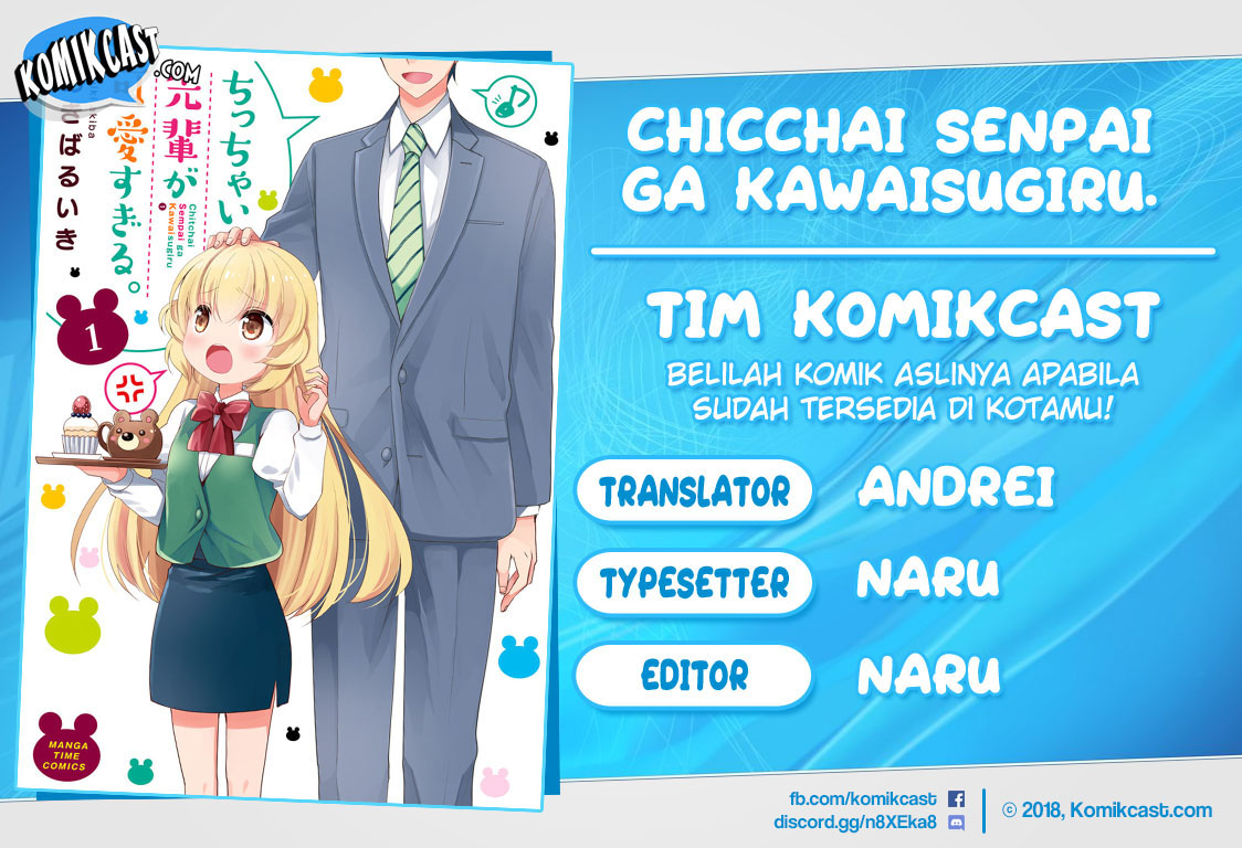 Chicchai Senpai ga Kawaisugiru Chapter 08 Bahasa Indonesia