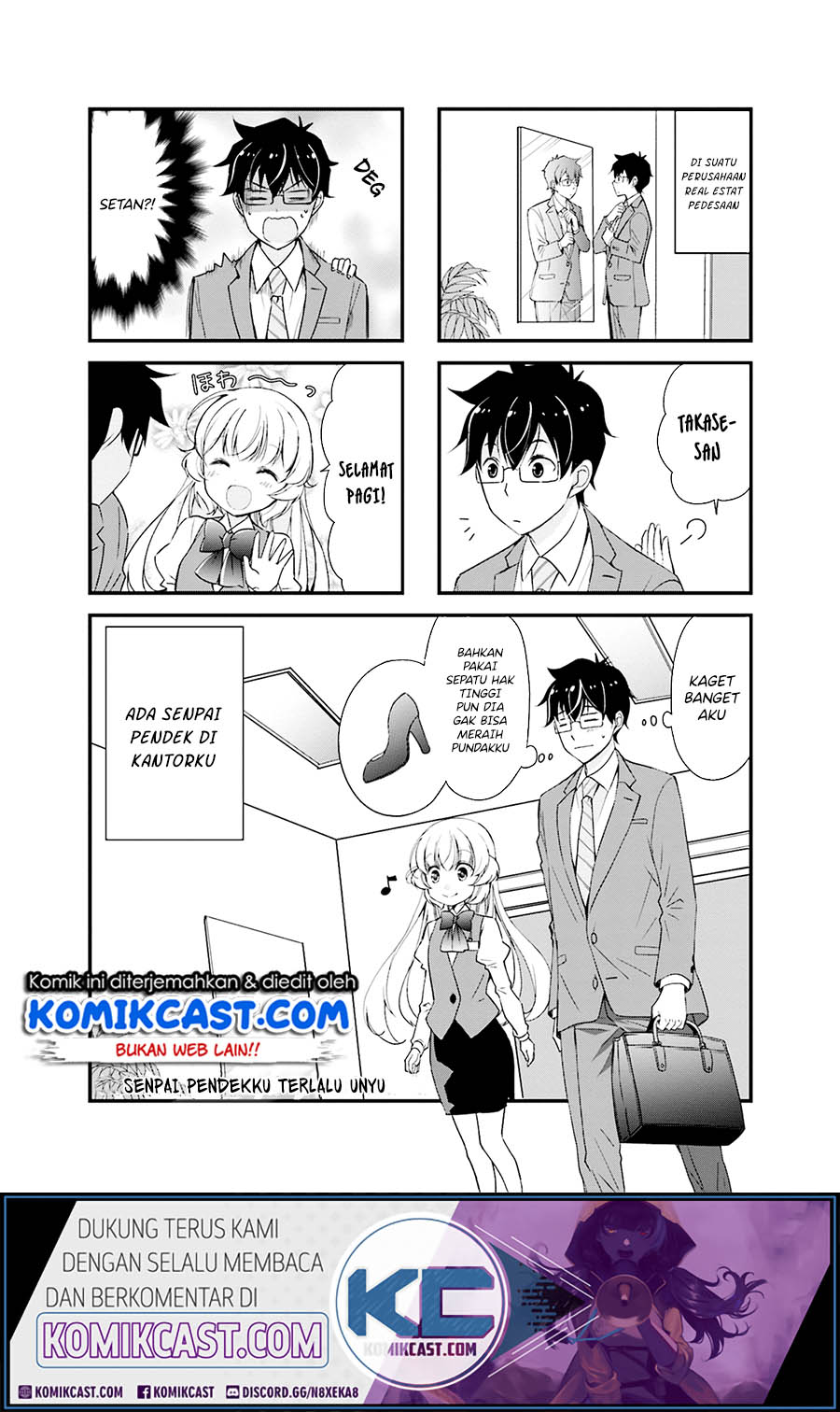 Chicchai Senpai ga Kawaisugiru Chapter 08 Bahasa Indonesia