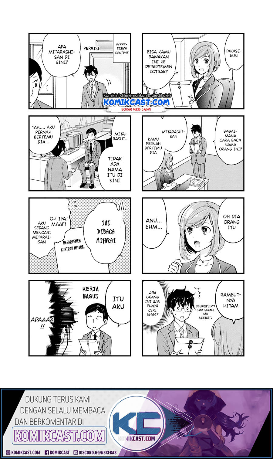 Chicchai Senpai ga Kawaisugiru Chapter 08 Bahasa Indonesia