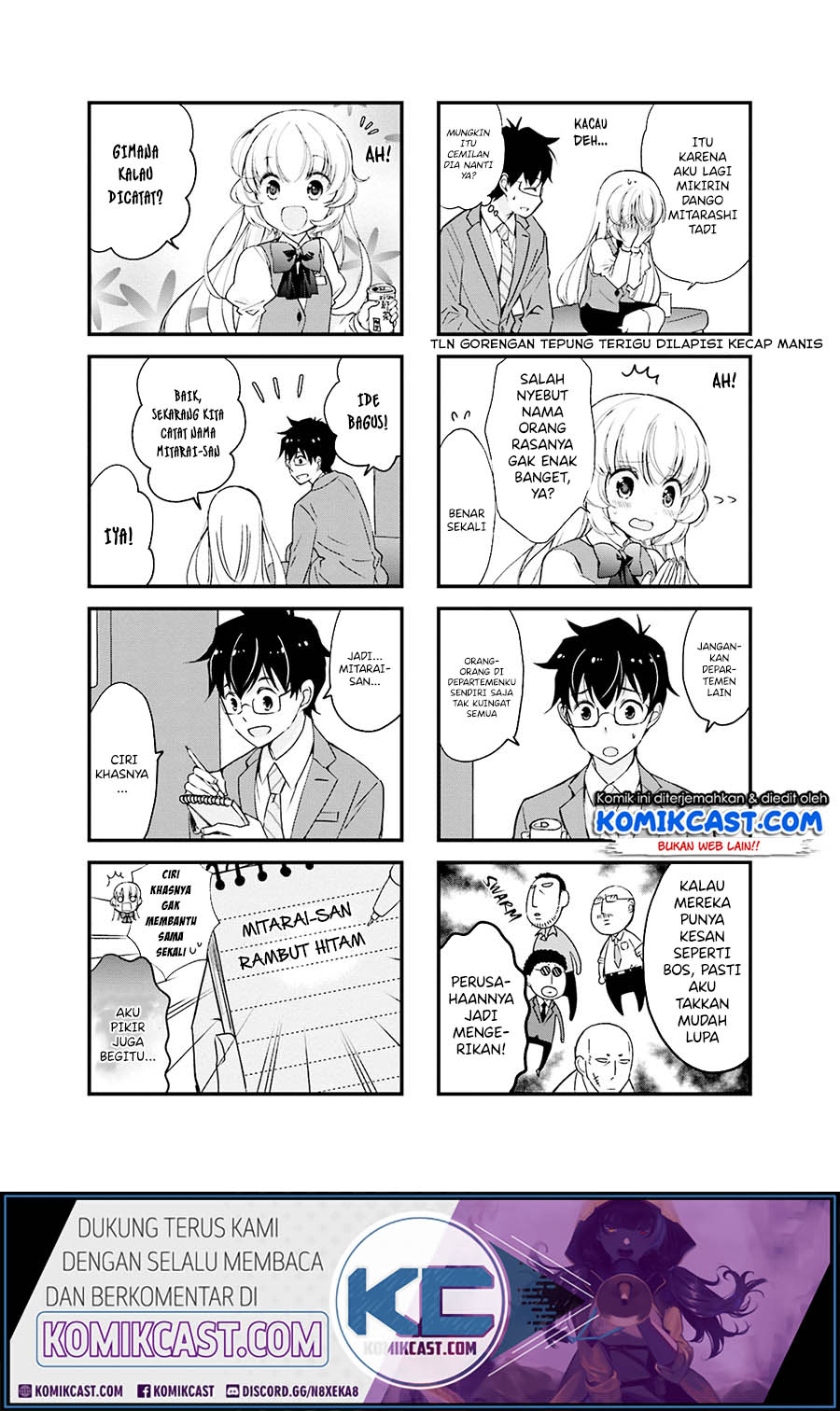 Chicchai Senpai ga Kawaisugiru Chapter 08 Bahasa Indonesia