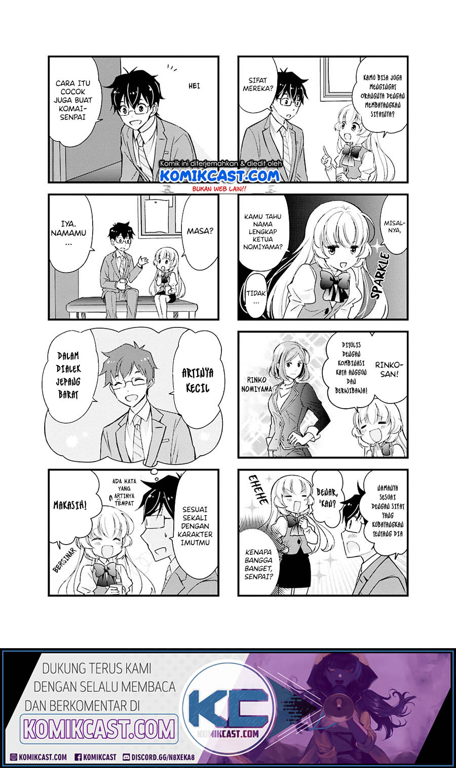 Chicchai Senpai ga Kawaisugiru Chapter 08 Bahasa Indonesia