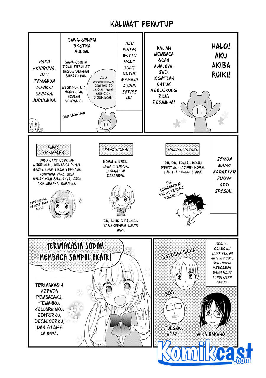 Chicchai Senpai ga Kawaisugiru Chapter 15.1 Bahasa Indonesia