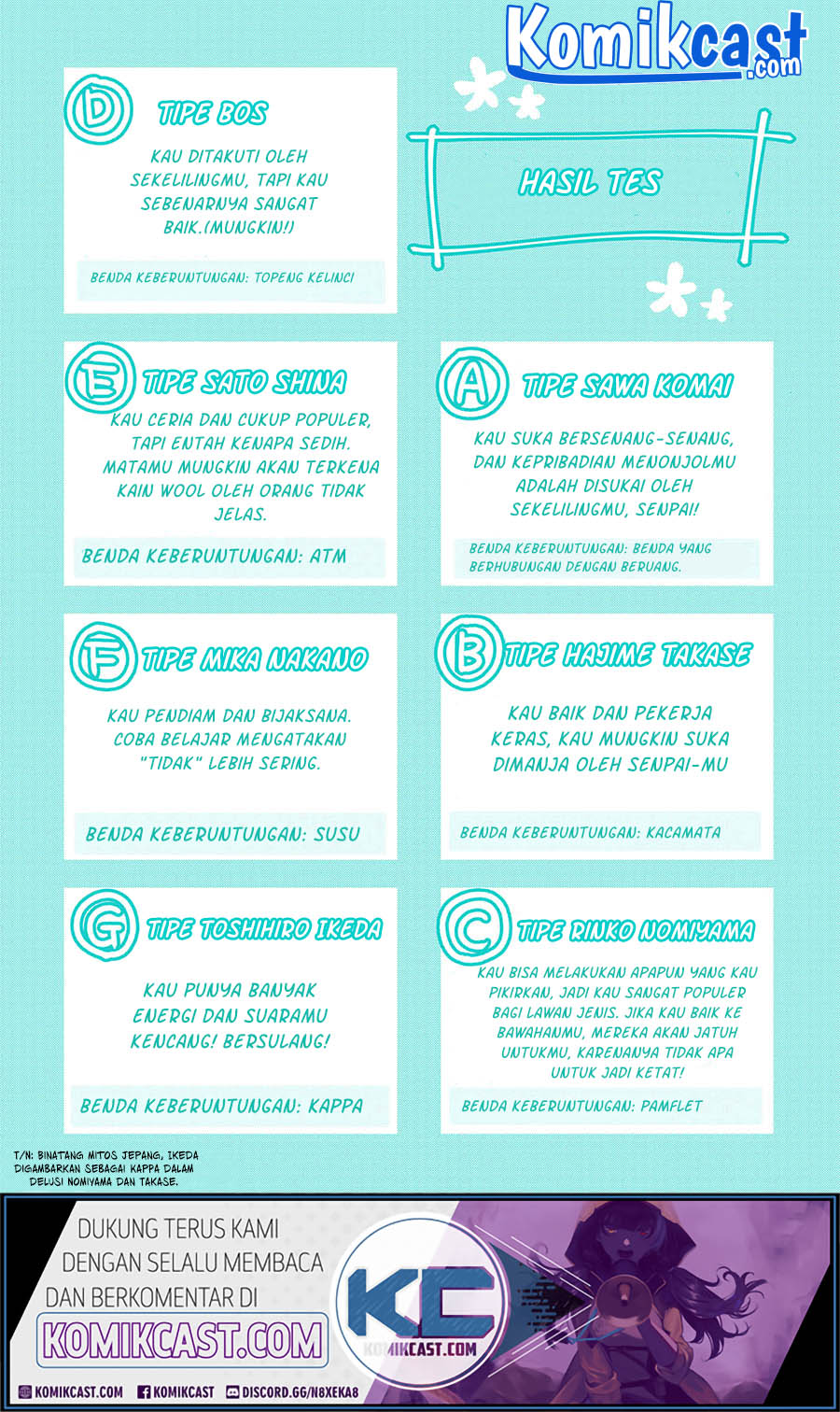 Chicchai Senpai ga Kawaisugiru Chapter 15.1 Bahasa Indonesia