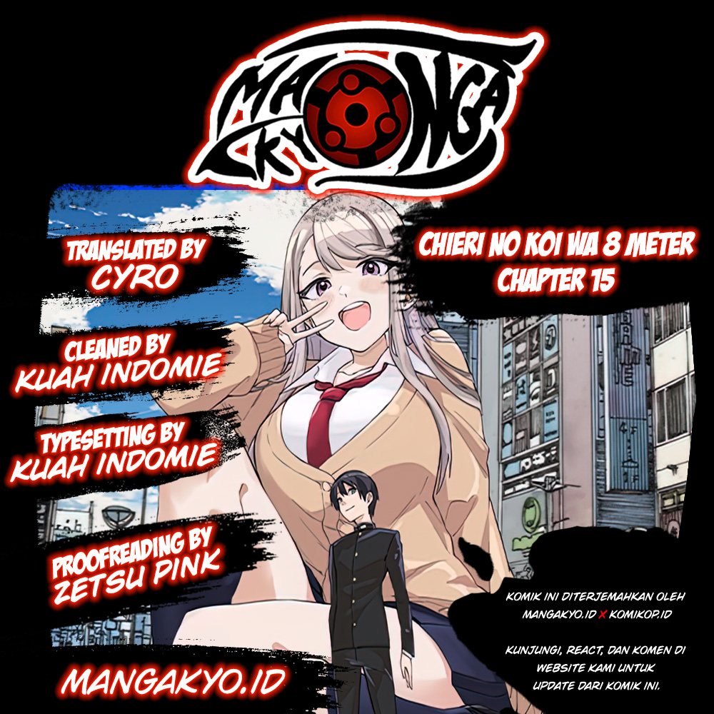 Chieri no Koi wa 8 Meter Chapter 15 Bahasa Indonesia