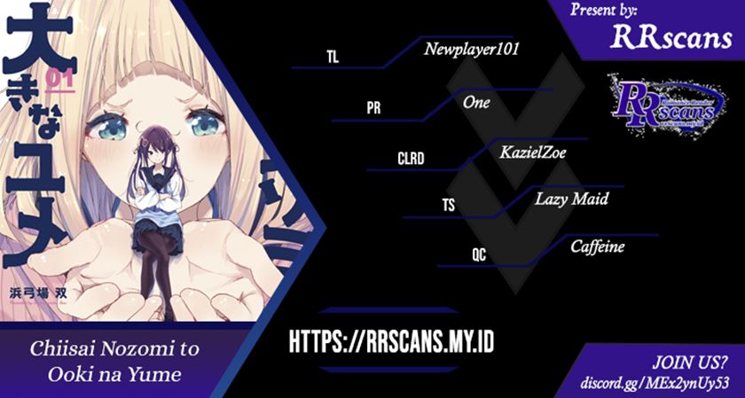 Chiisai Nozomi To Ooki Na Yume Chapter 01 Bahasa Indonesia