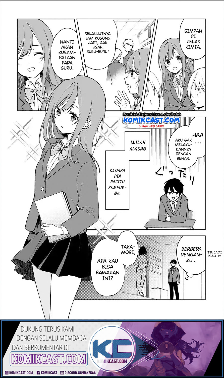 Chikan Saresou ni Natteiru S-kyuu Bishoujo wo Tasuketara Tonari no Seki no Osanajimi datta chapter 14