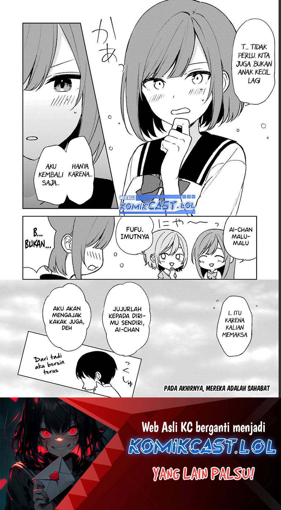 Chikan Saresou ni Natteiru S-kyuu Bishoujo wo Tasuketara Tonari no Seki no Osanajimi datta chapter 54