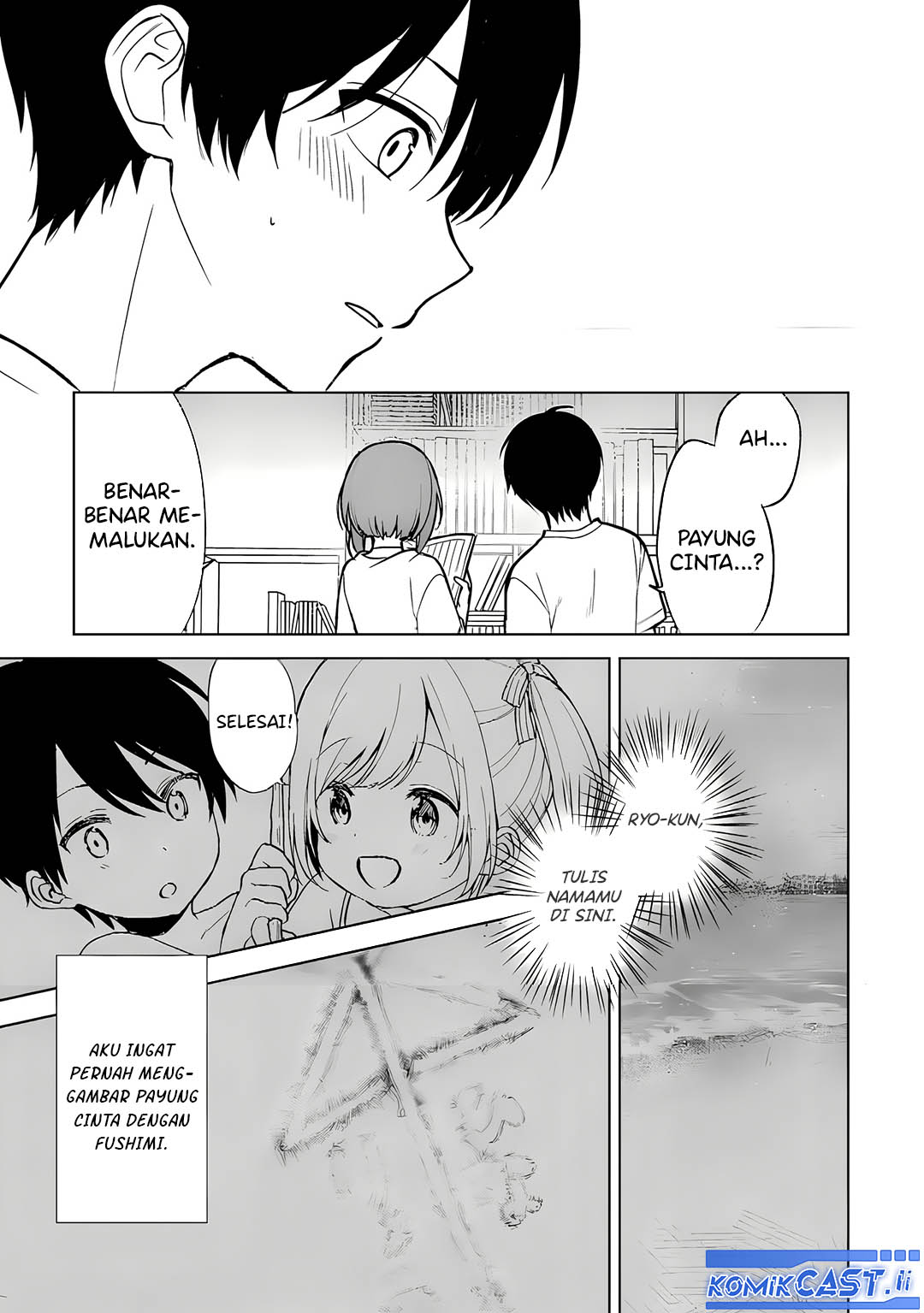 Chikan Saresou ni Natteiru S-kyuu Bishoujo wo Tasuketara Tonari no Seki no Osanajimi datta Chapter 68 Bahasa Indonesia