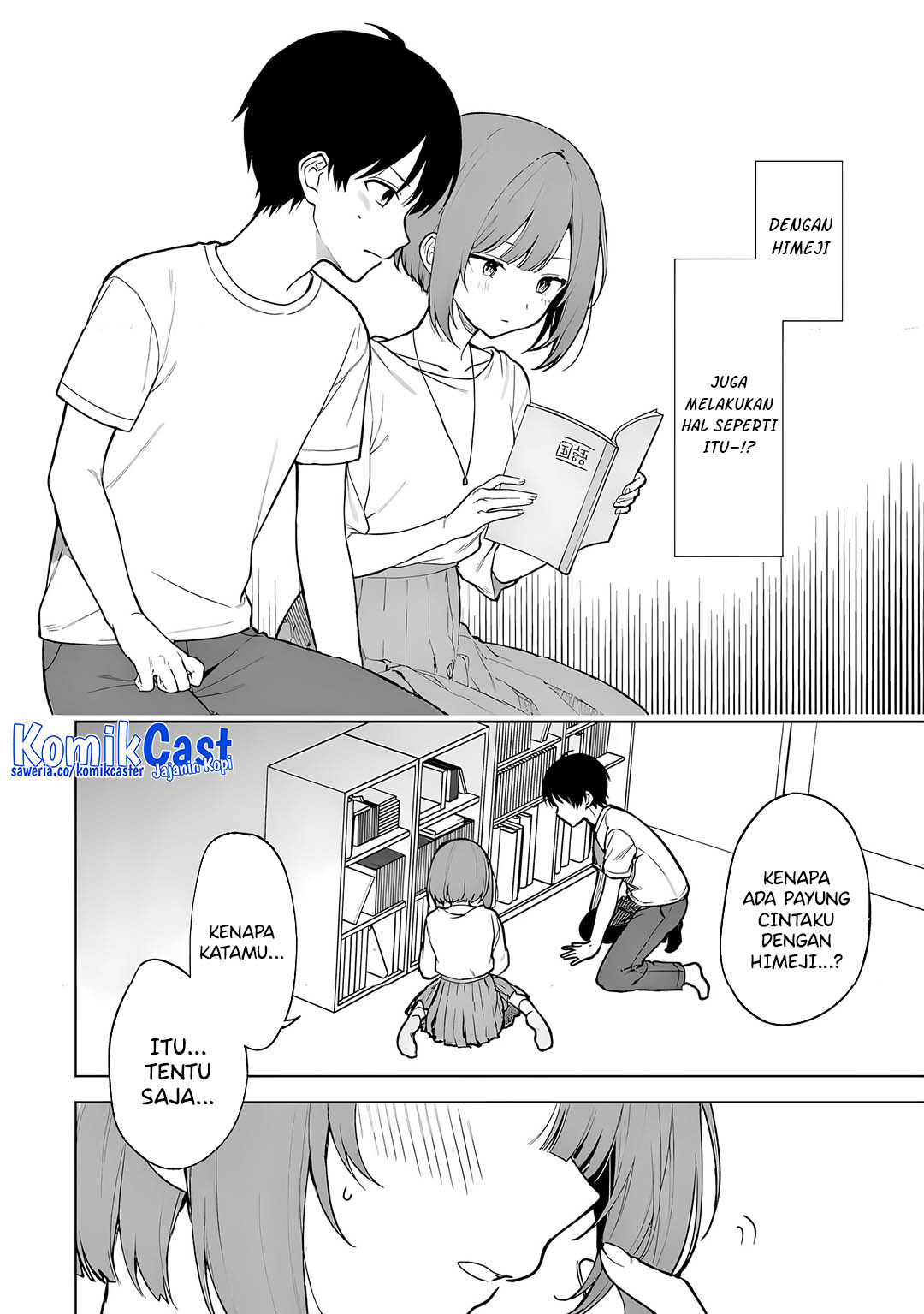 Chikan Saresou ni Natteiru S-kyuu Bishoujo wo Tasuketara Tonari no Seki no Osanajimi datta Chapter 68 Bahasa Indonesia