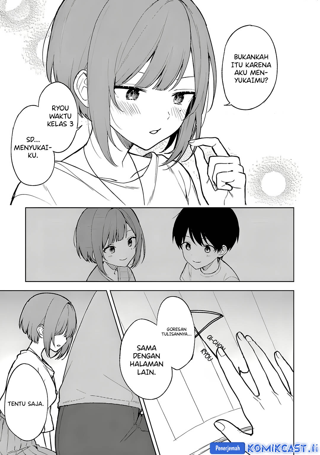 Chikan Saresou ni Natteiru S-kyuu Bishoujo wo Tasuketara Tonari no Seki no Osanajimi datta Chapter 68 Bahasa Indonesia