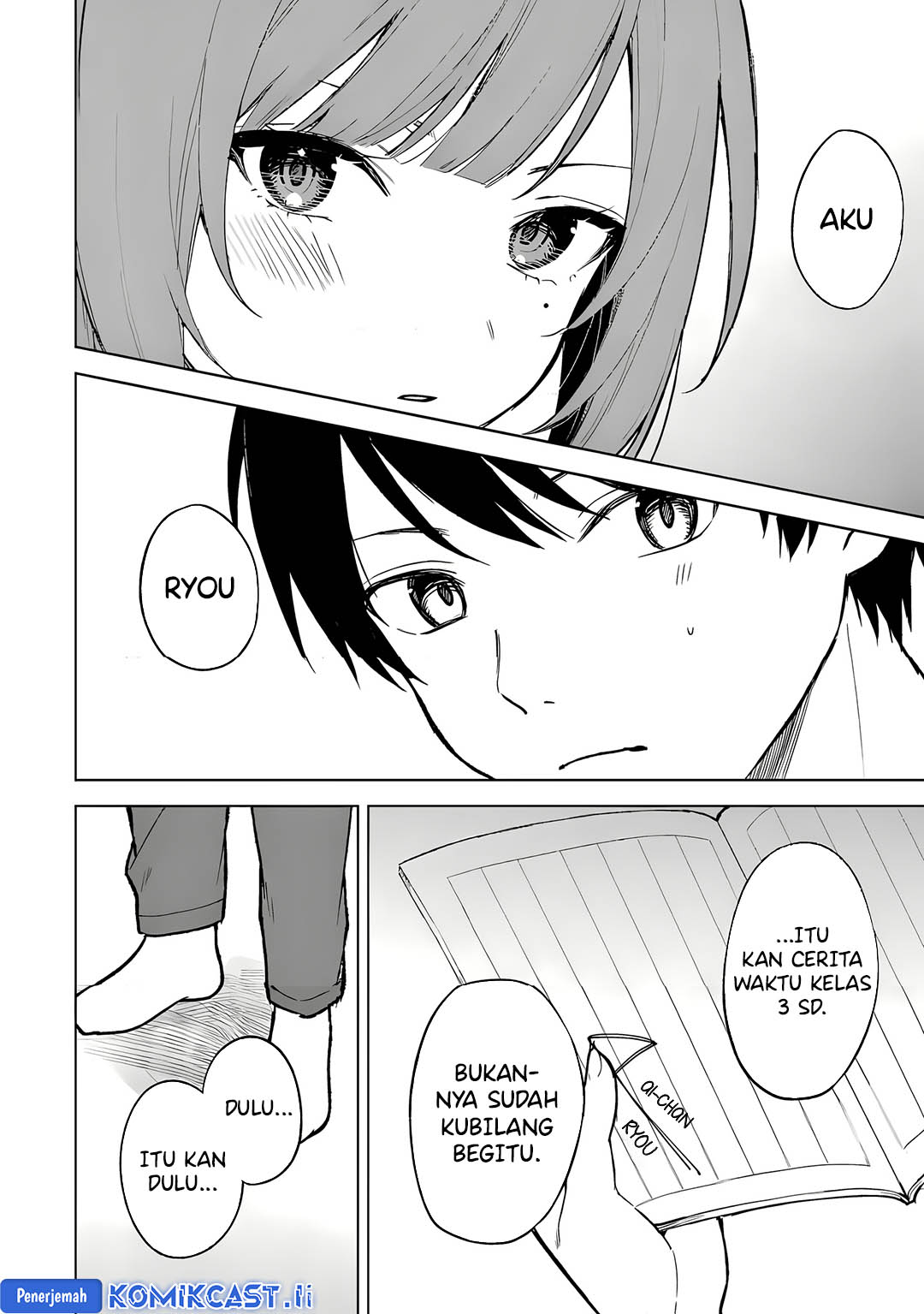 Chikan Saresou ni Natteiru S-kyuu Bishoujo wo Tasuketara Tonari no Seki no Osanajimi datta Chapter 68 Bahasa Indonesia