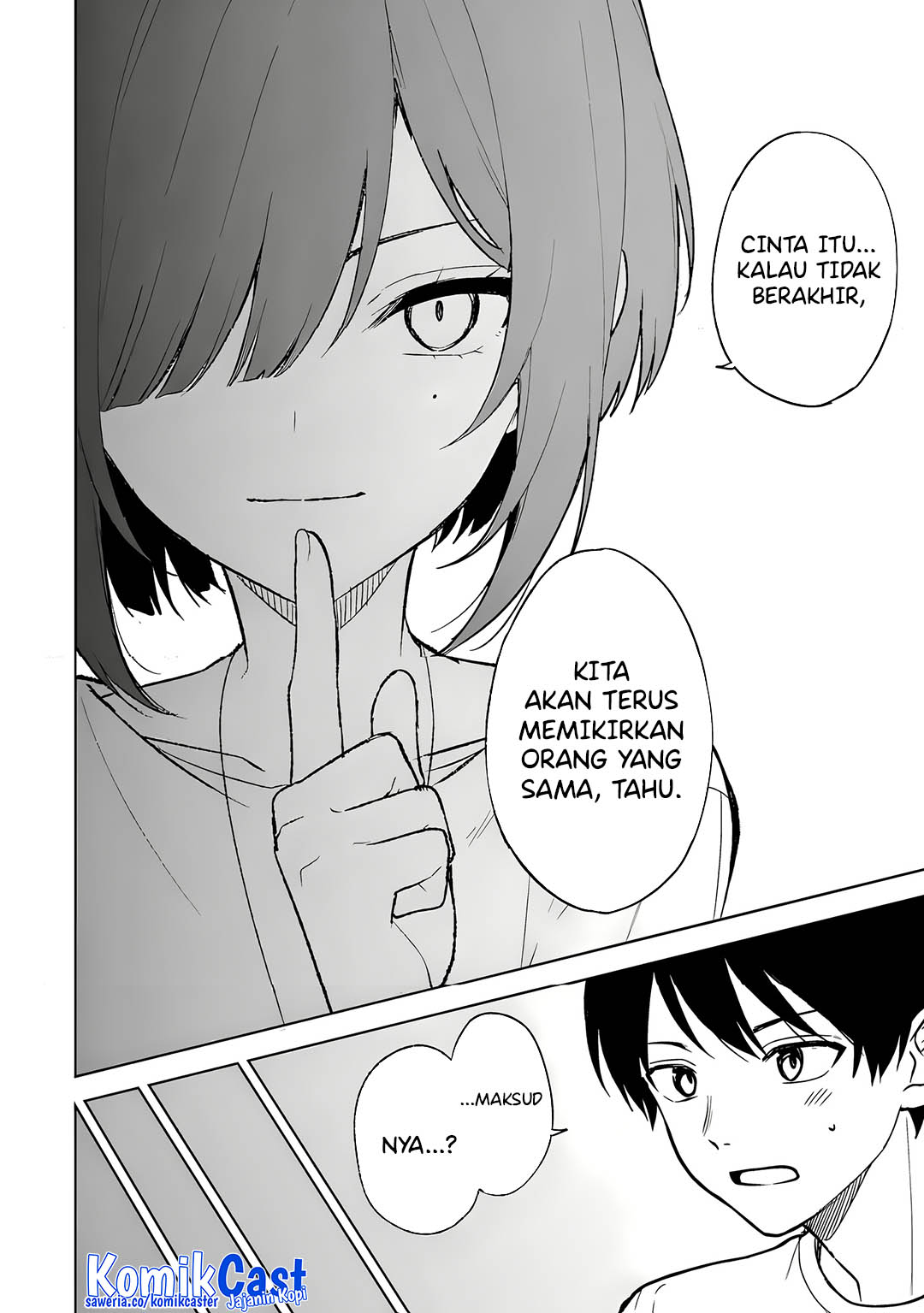 Chikan Saresou ni Natteiru S-kyuu Bishoujo wo Tasuketara Tonari no Seki no Osanajimi datta Chapter 68 Bahasa Indonesia
