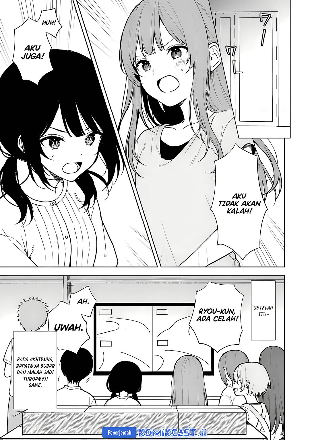 Chikan Saresou ni Natteiru S-kyuu Bishoujo wo Tasuketara Tonari no Seki no Osanajimi datta Chapter 68 Bahasa Indonesia