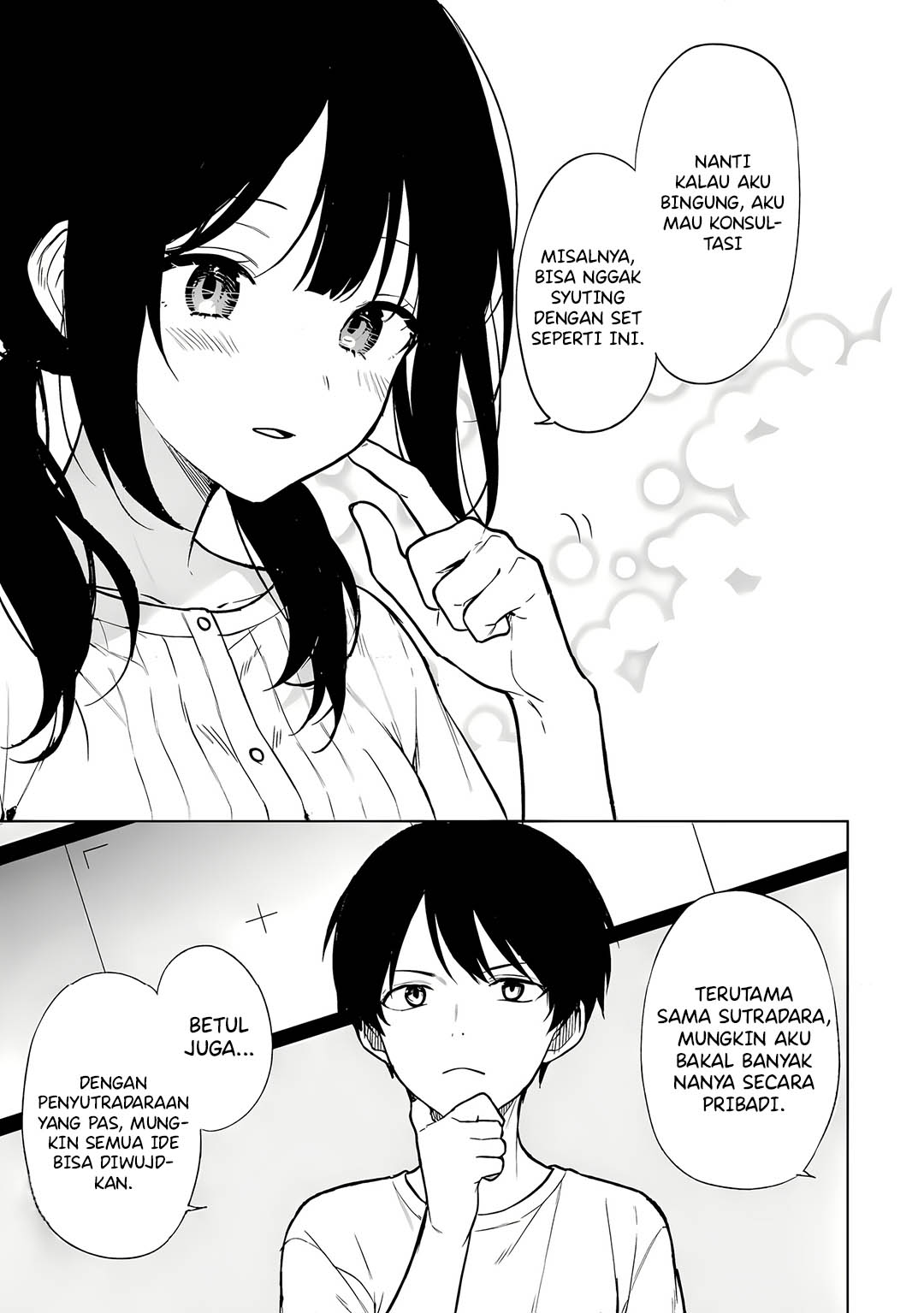 Chikan Saresou ni Natteiru S-kyuu Bishoujo wo Tasuketara Tonari no Seki no Osanajimi datta Chapter 68 Bahasa Indonesia