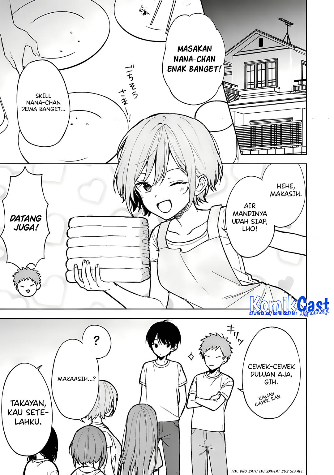 Chikan Saresou ni Natteiru S-kyuu Bishoujo wo Tasuketara Tonari no Seki no Osanajimi datta Chapter 68 Bahasa Indonesia