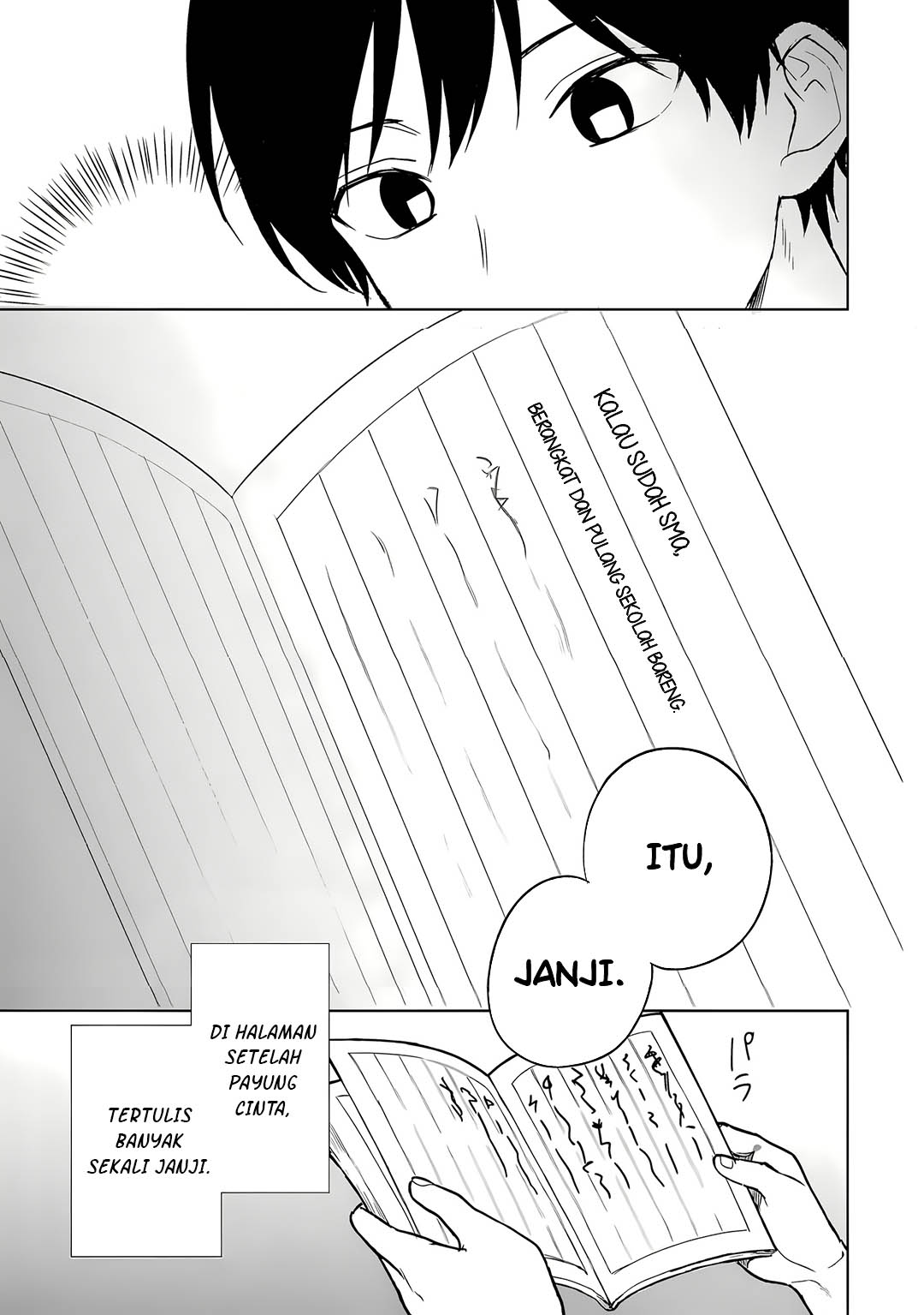 Chikan Saresou ni Natteiru S-kyuu Bishoujo wo Tasuketara Tonari no Seki no Osanajimi datta Chapter 68 Bahasa Indonesia