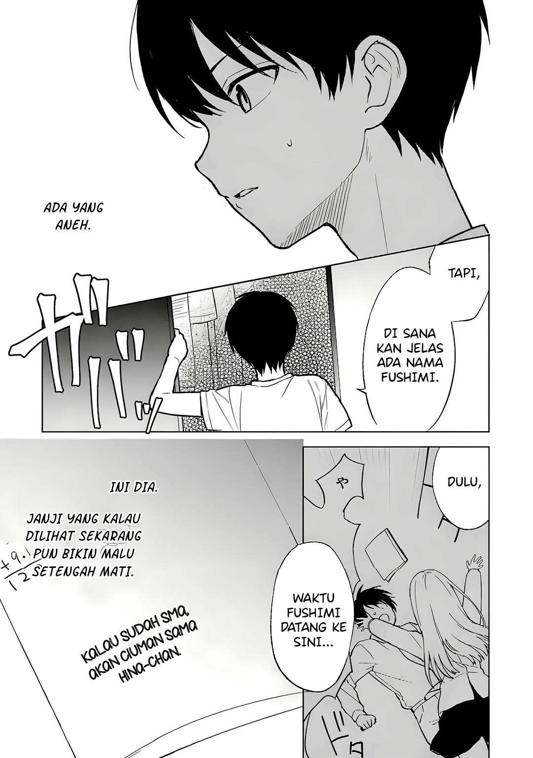 Chikan Saresou ni Natteiru S-kyuu Bishoujo wo Tasuketara Tonari no Seki no Osanajimi datta Chapter 68 Bahasa Indonesia