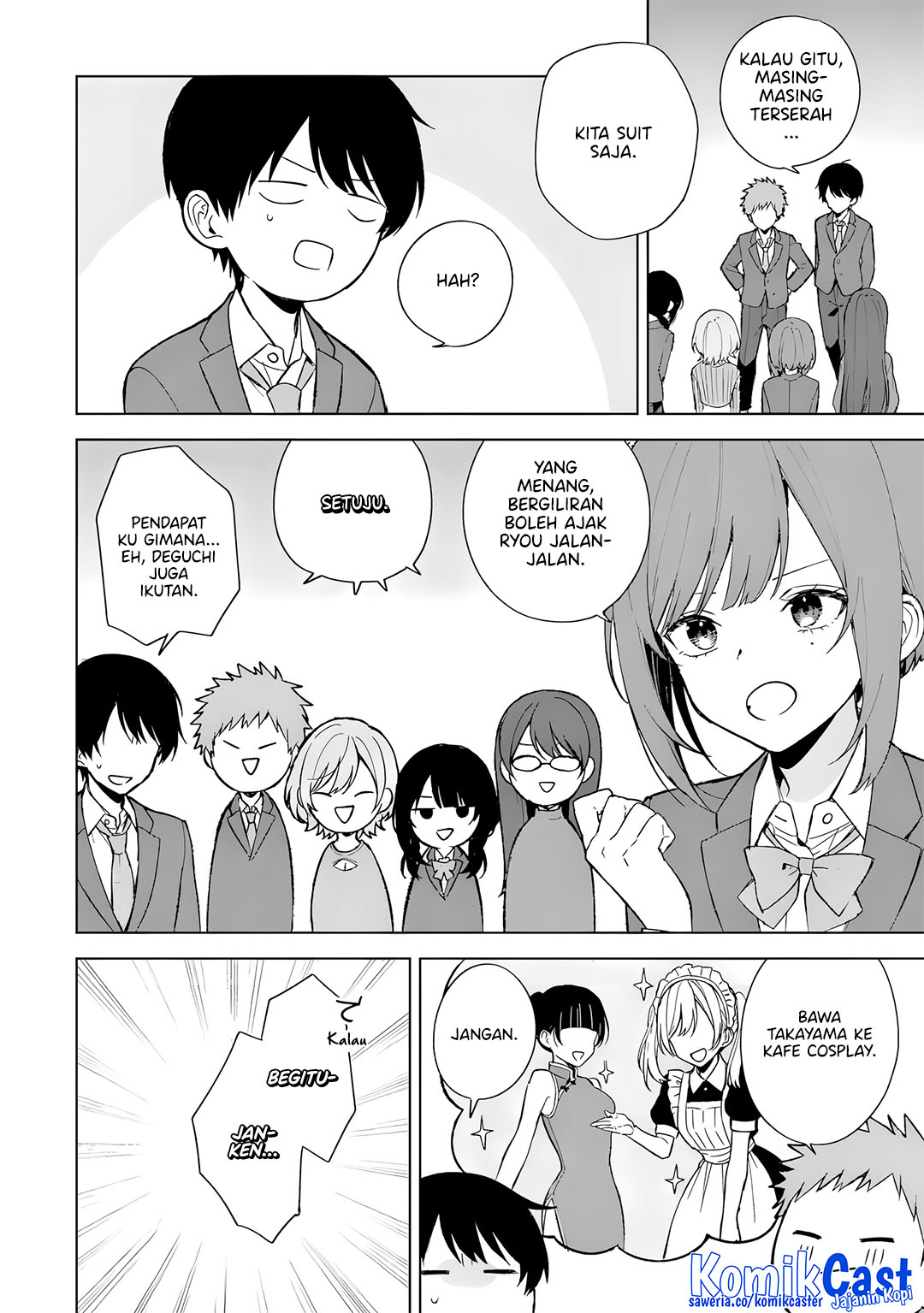 Chikan Saresou Ni Natteiru S Kyuu Bishoujo Wo Tasuketara Tonari No Seki No Osanajimi Datta — Chapter 88, halaman 9