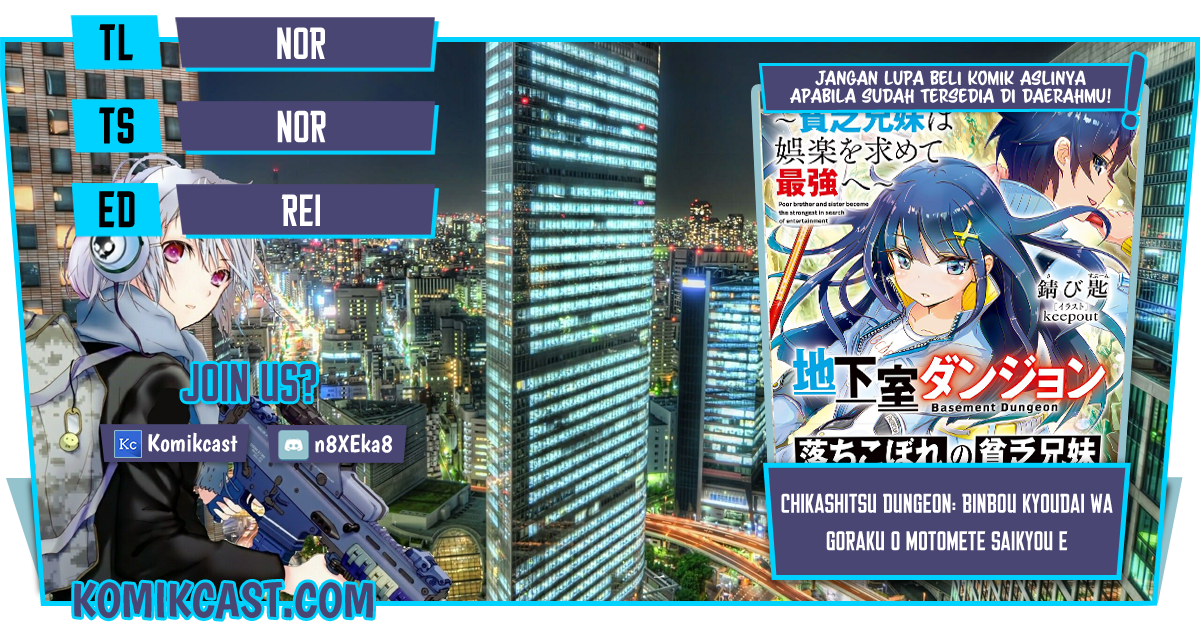 Chikashitsu Dungeon: Binbou Kyoudai wa Goraku o Motomete Saikyou e chapter 7