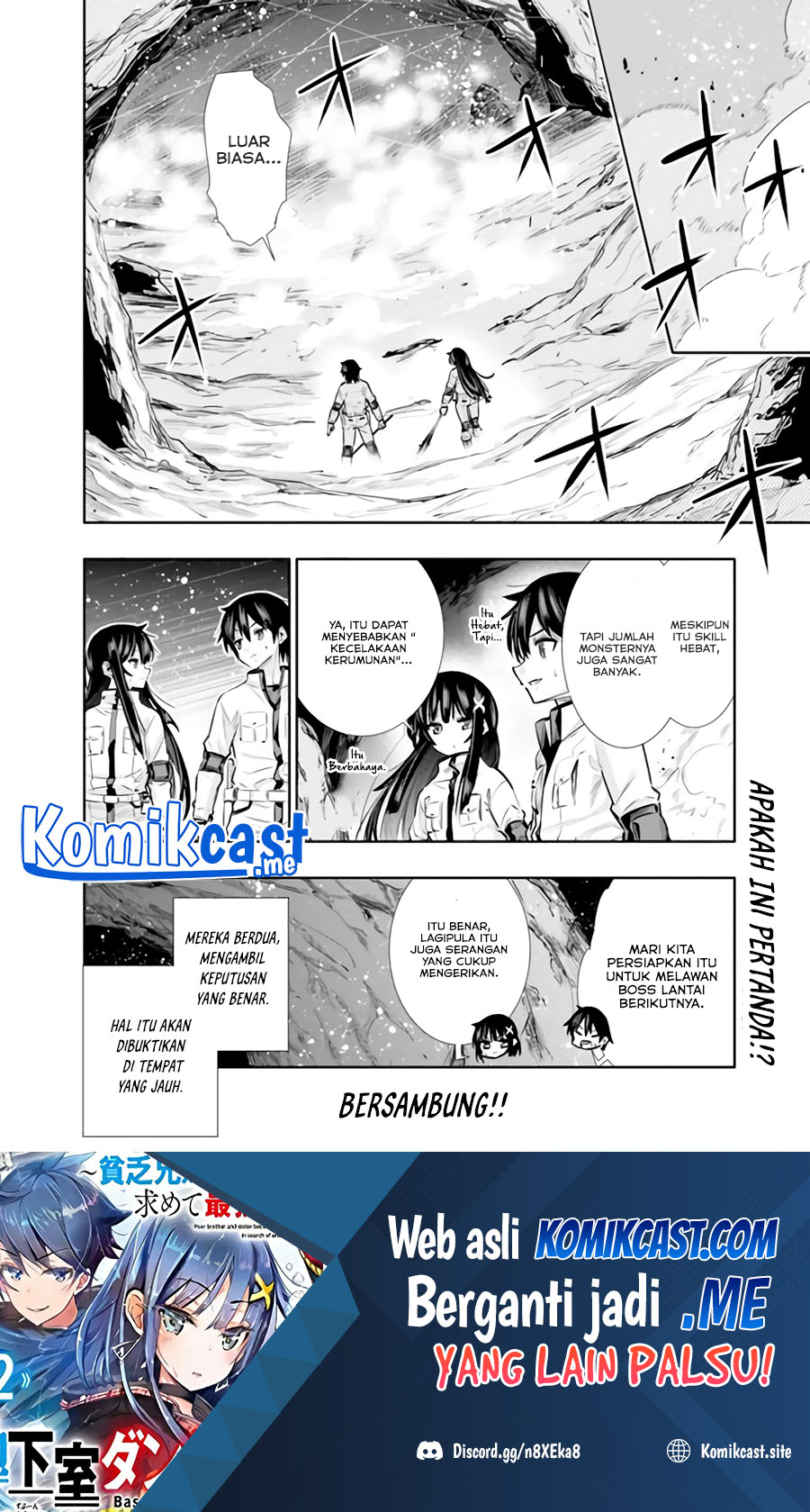 Chikashitsu Dungeon: Binbou Kyoudai wa Goraku o Motomete Saikyou e Chapter 12 Bahasa Indonesia