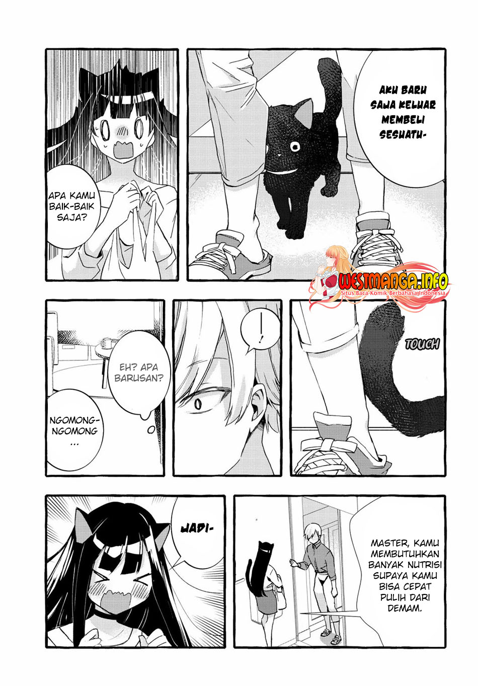 Chiteki de Cool na Kouhai Bijo, Ore no Kai Neko ni naru chapter 3