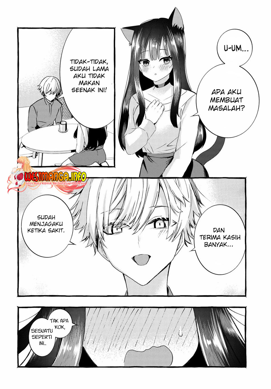 Chiteki de Cool na Kouhai Bijo, Ore no Kai Neko ni naru chapter 3