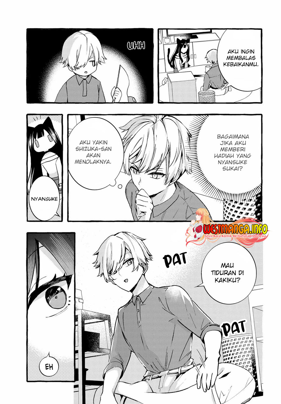 Chiteki de Cool na Kouhai Bijo, Ore no Kai Neko ni naru chapter 3
