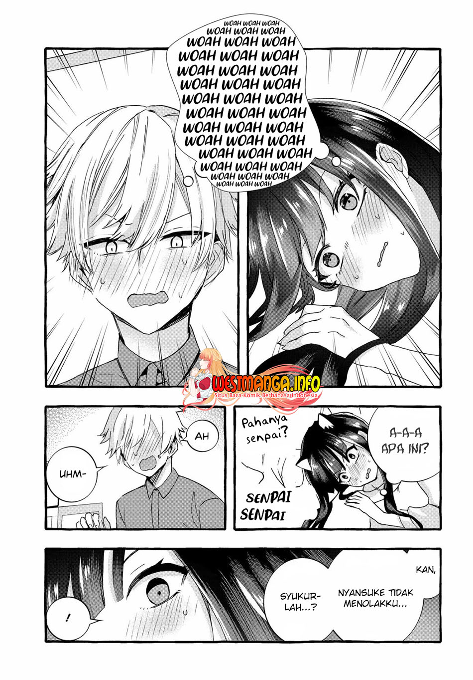 Chiteki de Cool na Kouhai Bijo, Ore no Kai Neko ni naru chapter 3