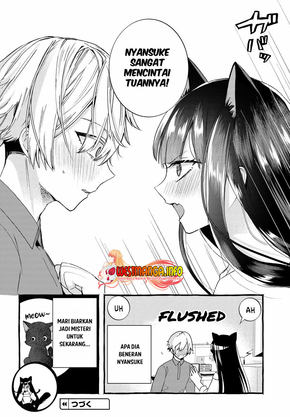 Chiteki de Cool na Kouhai Bijo, Ore no Kai Neko ni naru chapter 3