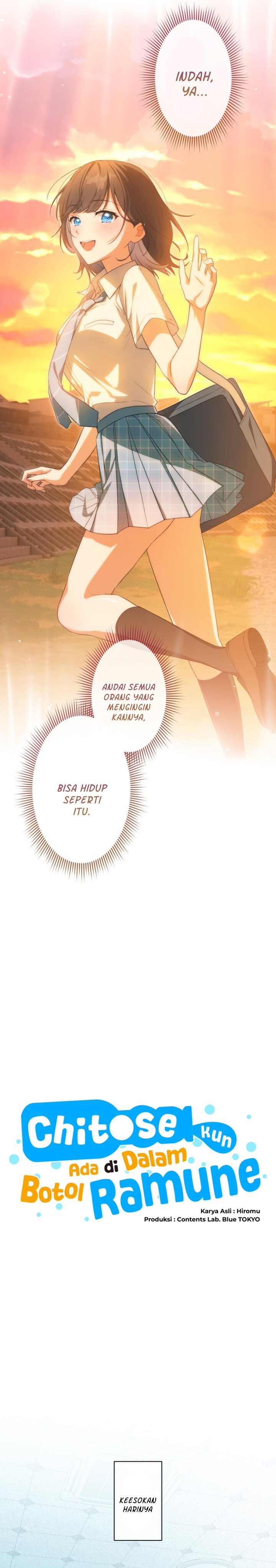 Chitose-kun wa Ramune Bin no Naka (Webtoon) Chapter 07 Bahasa Indonesia