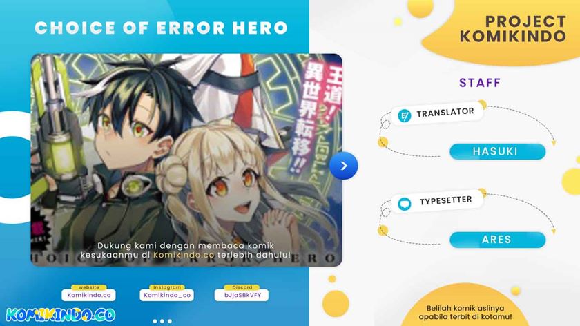 Choice of Error Hero Chapter 02 Bahasa Indonesia