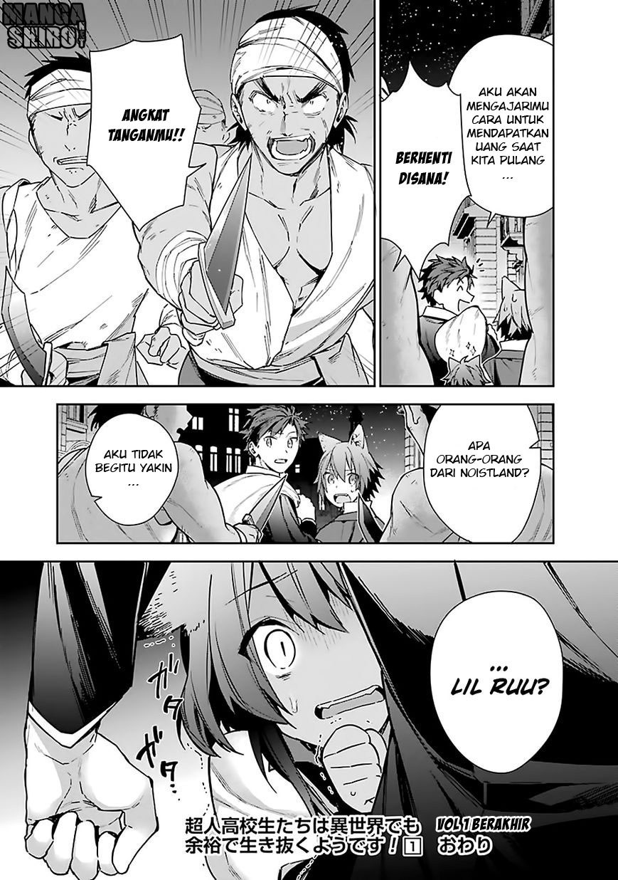 Choujin Koukousei-tachi wa Isekai demo Yoyuu de Ikinuku you desu! chapter 8