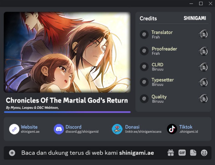 Chronicles Of The Martial God’s Return chapter 92