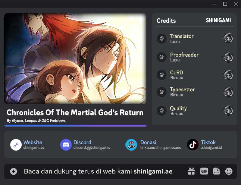 Chronicles Of The Martial God’s Return chapter 122