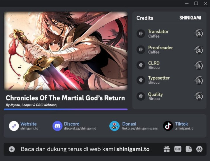 Chronicles Of The Martial God’s Return chapter 134