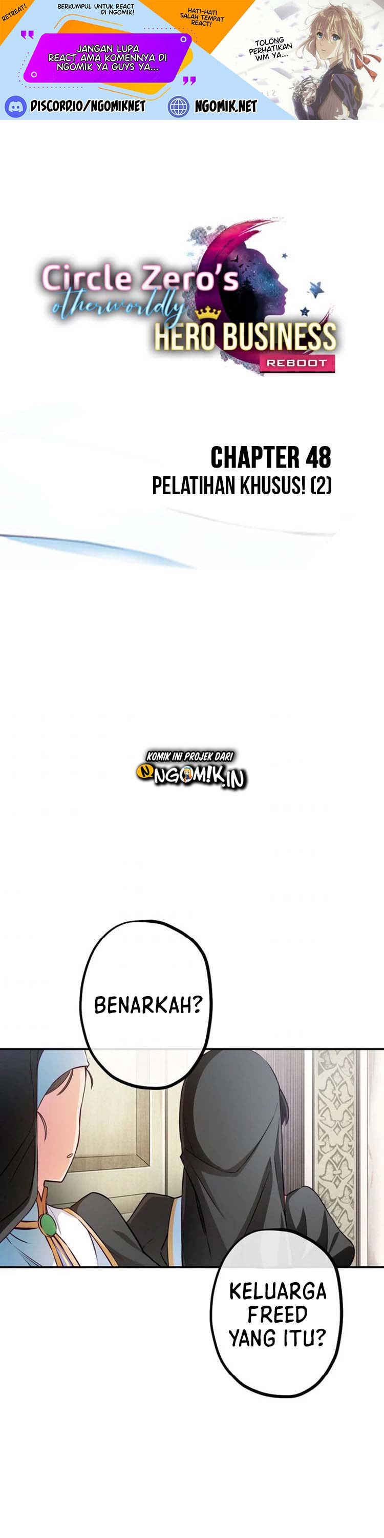 Circle Zero’s Otherworldly Hero Business: Reboot Chapter 48 Bahasa Indonesia