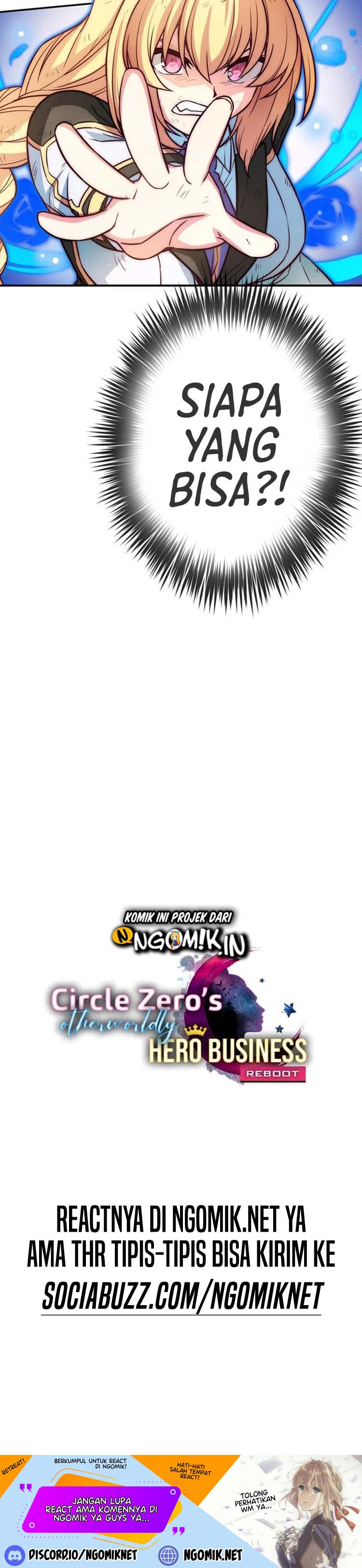 Circle Zero’s Otherworldly Hero Business: Reboot Chapter 68 Bahasa Indonesia