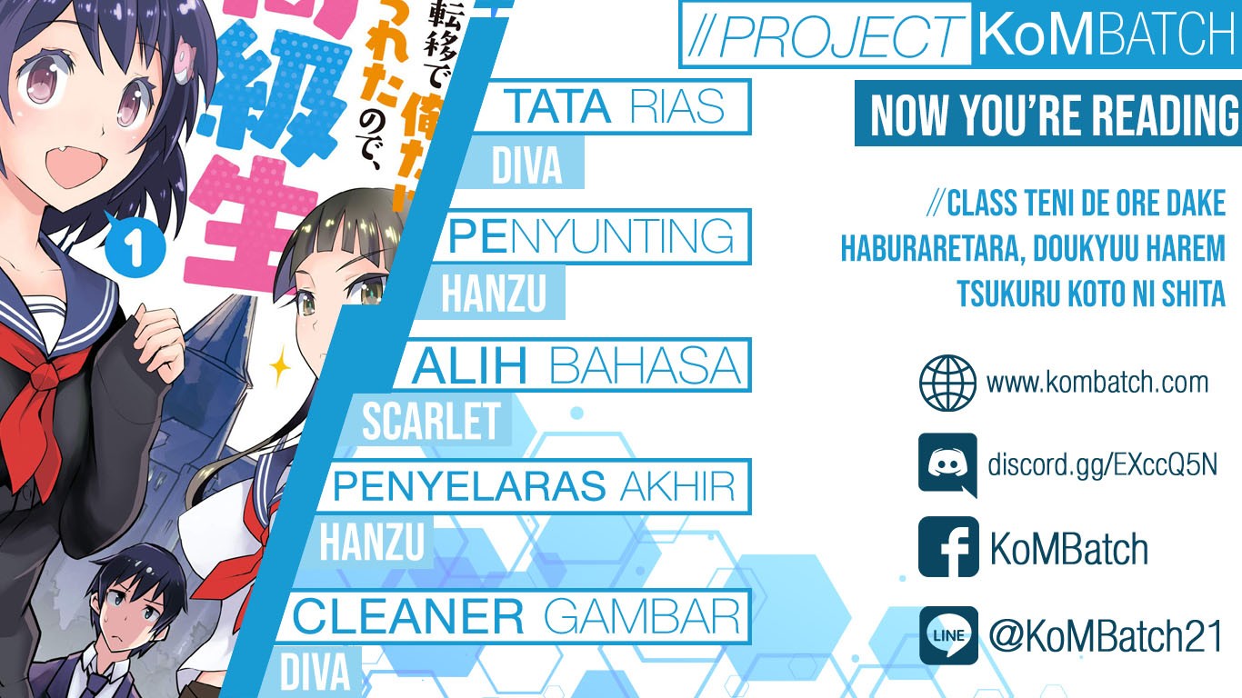 Class Ten’i de Ore dake Haburareta no de, Doukyuusei Harem Tsukuru Koto ni shita Chapter 05 Bahasa Indonesia