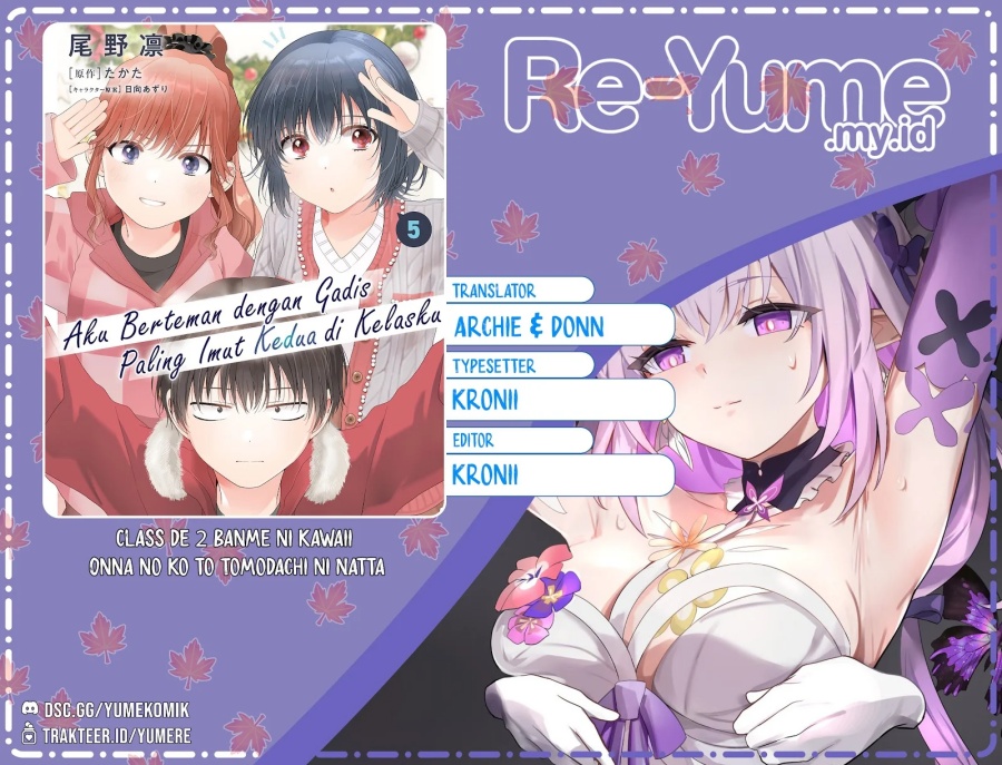 Class de 2 Banme ni Kawaii Onna no Ko to Tomodachi ni Natta Chapter 34 Bahasa Indonesia