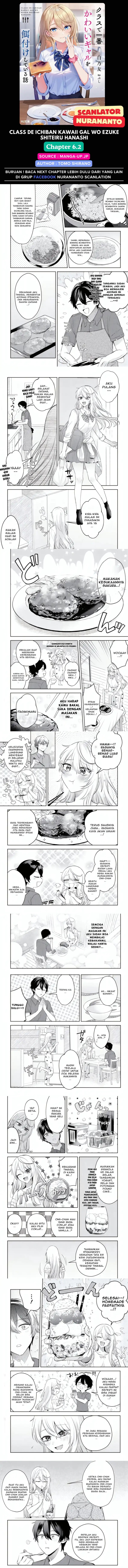 Class de Ichiban Kawaii Gal wo Ezuke Shiteiru Hanashi Chapter 06.2 Bahasa Indonesia