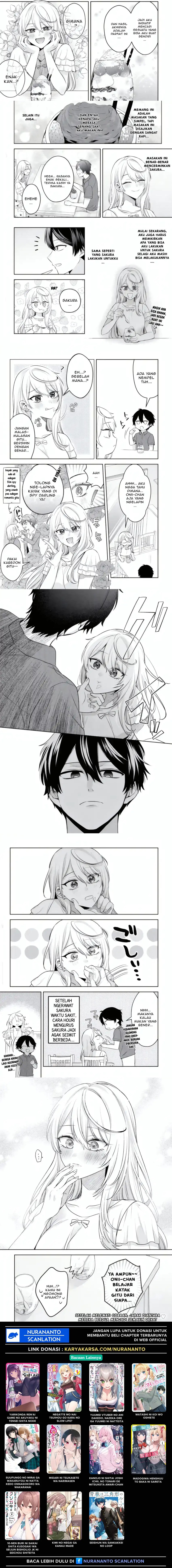 Class de Ichiban Kawaii Gal wo Ezuke Shiteiru Hanashi Chapter 06.2 Bahasa Indonesia