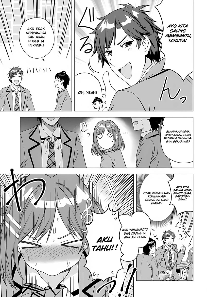 Classmate no Moto Idol ga, Tonikaku Kyodou Fushin Nan desu Chapter 01 Bahasa Indonesia