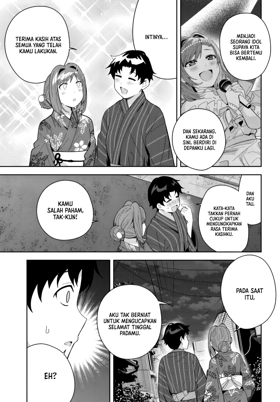 Classmate no Moto Idol ga, Tonikaku Kyodou Fushin Nan desu chapter 23