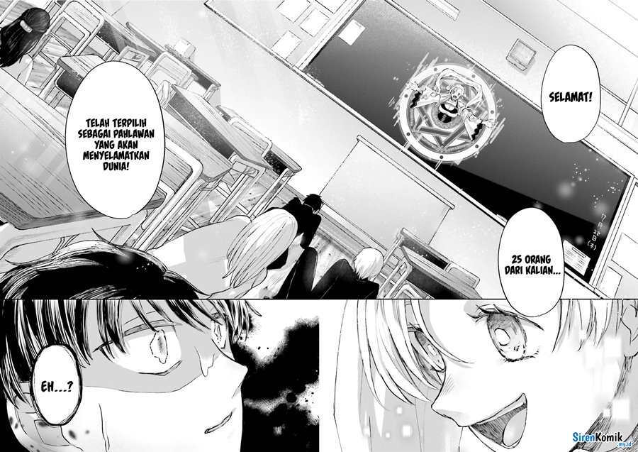 Classmate wa Isekai de Yuusha ni Natta kedo, Ore dake Gendai Nihon ni Okizari ni Narimashita chapter 1
