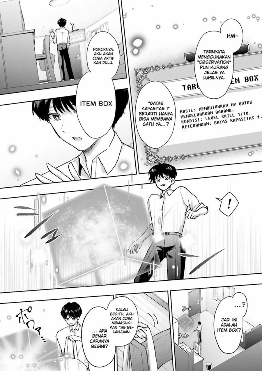 Classmate wa Isekai de Yuusha ni Natta kedo, Ore dake Gendai Nihon ni Okizari ni Narimashita Chapter 03 Bahasa Indonesia