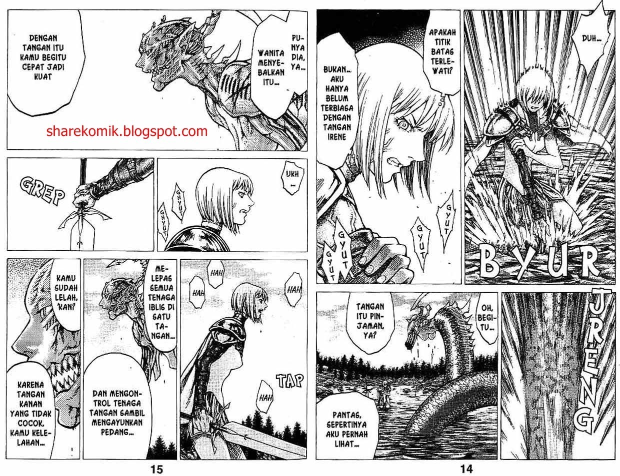 Claymore Volume 8 Bahasa Indonesia
