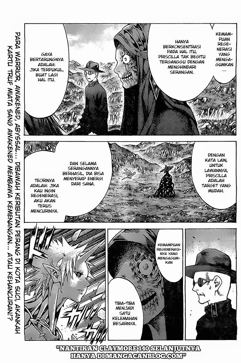 Claymore Chapter 139 Bahasa Indonesia