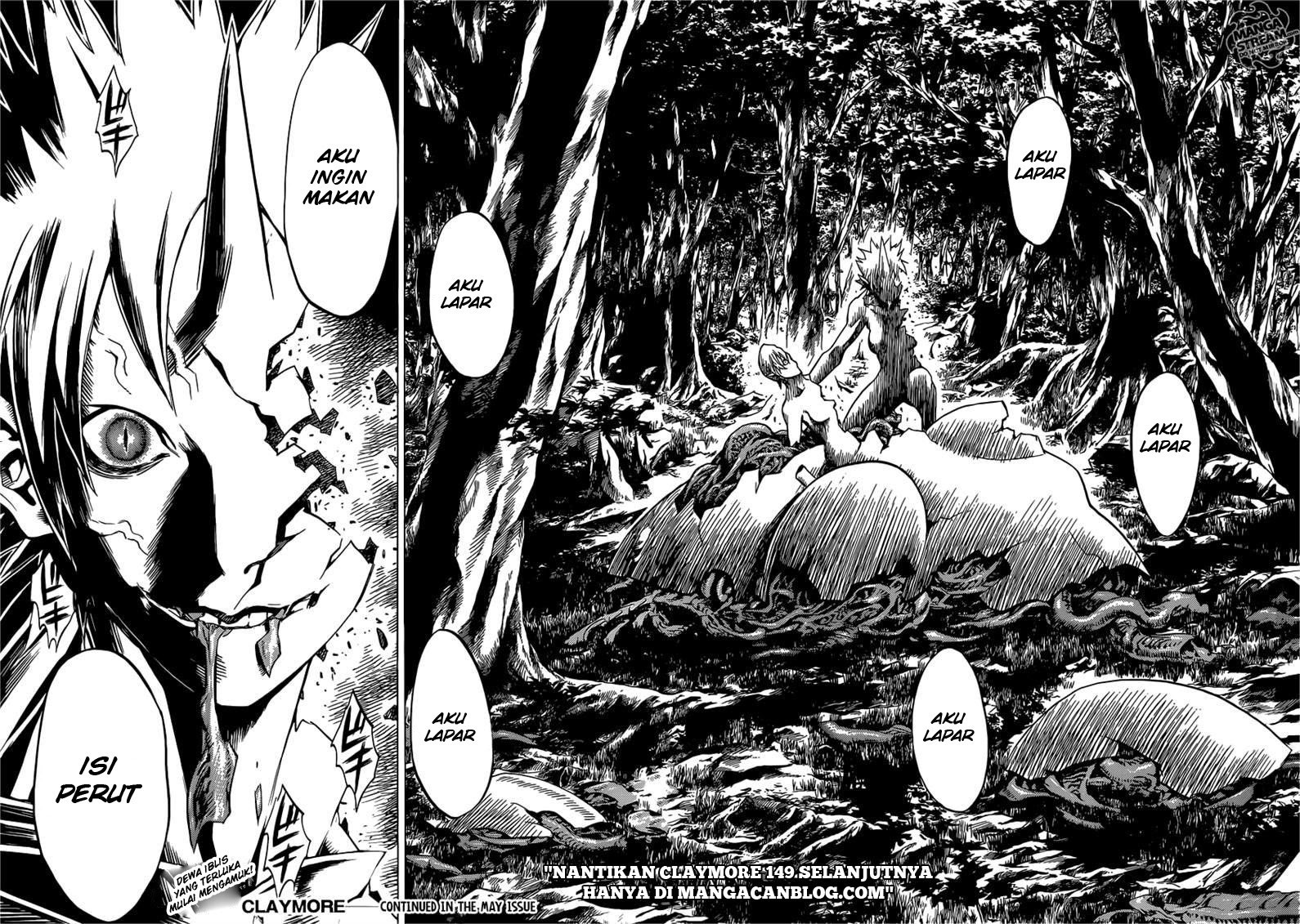 Claymore Chapter 148 Bahasa Indonesia