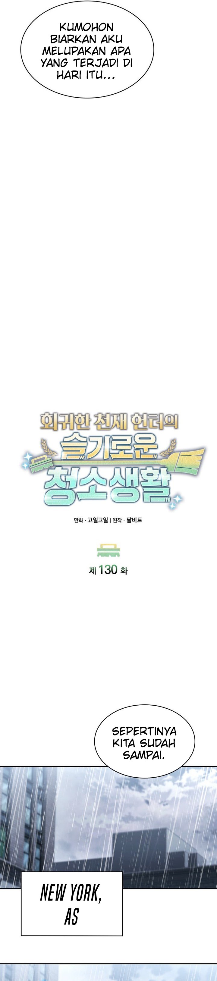 Clever Cleaning Life Of The Returned Genius Hunter Chapter 130 Bahasa Indonesia