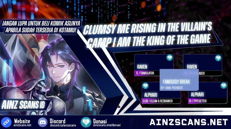 Clumsy Me Rising in the Villain’s Camp I am the King of the Game chapter 8
